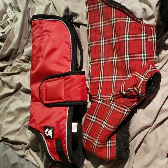 Shedraw K9 winter dog jacket and red hoodie jacket - Picture 1 of 3